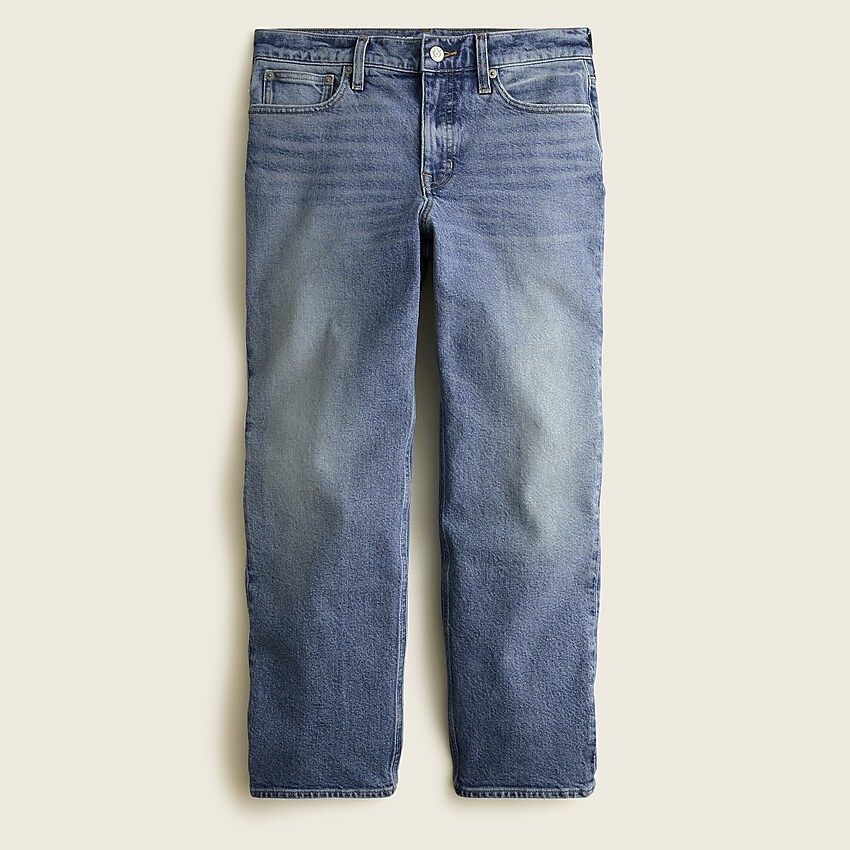 Mid-rise '90s classic straight jean in Poole wash | J.Crew US