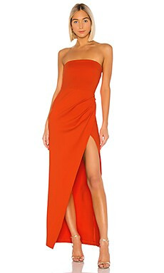 NBD Lucilda Gown in Red Orange from Revolve.com | Revolve Clothing (Global)
