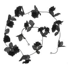 5ft. Black Rose Coiled Garland by Ashland® | Michaels Stores