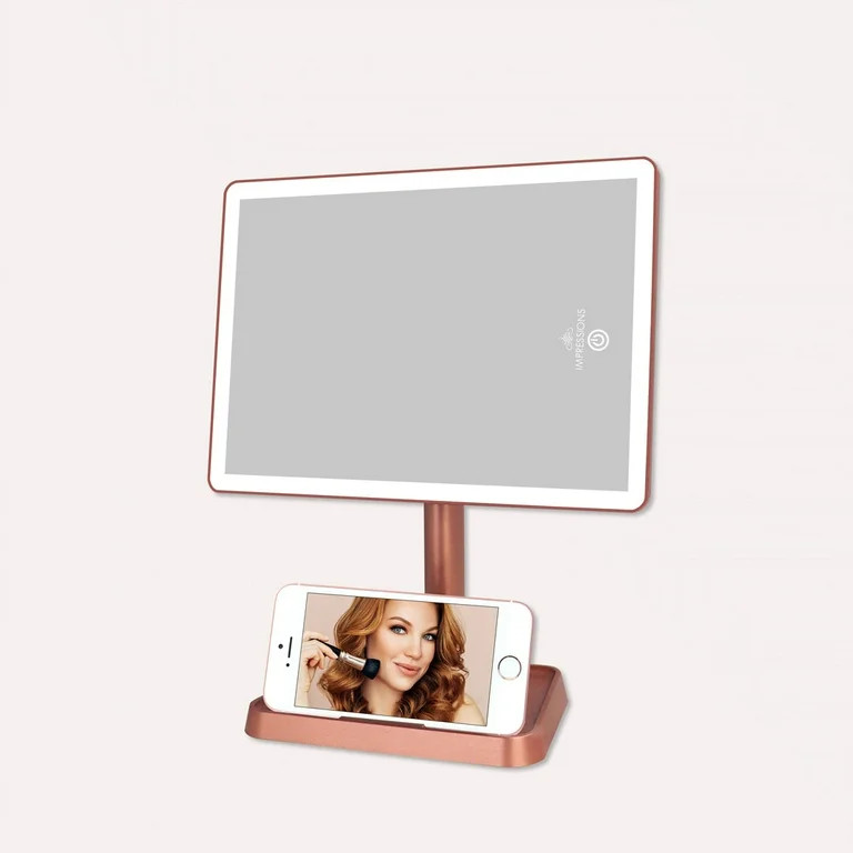 Impressions Vanity Affinity Tri Tone Touch Sensor, LED Makeup Mirror with Lights and Magnificatio... | Walmart (US)