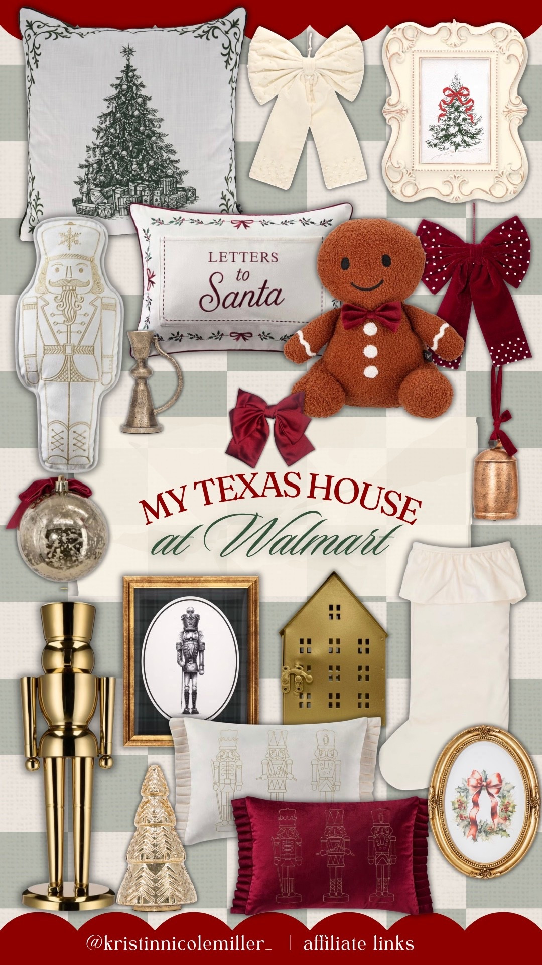 Gorgeous Christmas collection by My Texas House just dropped at Walmart! 🎄🎅
Seasonal holidays Christmas decorations decor vintage inspired classic timeless neutral brass pillows

#LTKSeasonal #LTKHome