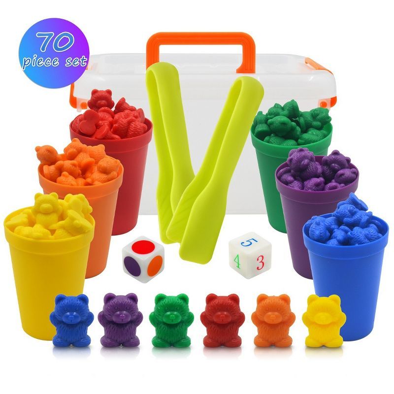 Templeton Educational Counting & Sorting Bears Kit, 70 Piece Super Value Set | Target