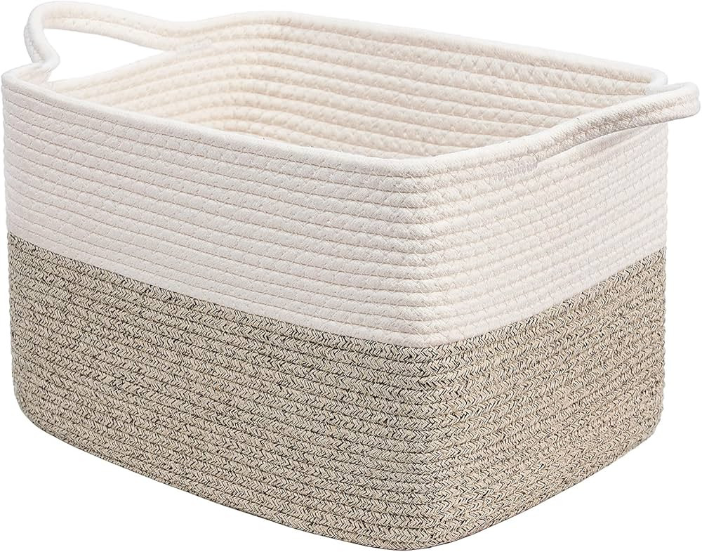 Goodpick Woven Storage Baskets for Organizing, Baby Basket for Gifts, Dog Toy Basket Storage Bins... | Amazon (US)