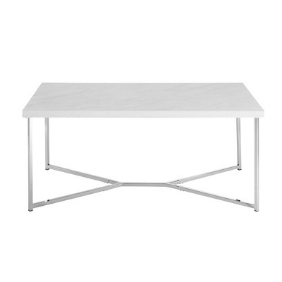 Glam Mid Century Modern Y Leg Rectangle Coffee Table - Saracina Home | Target