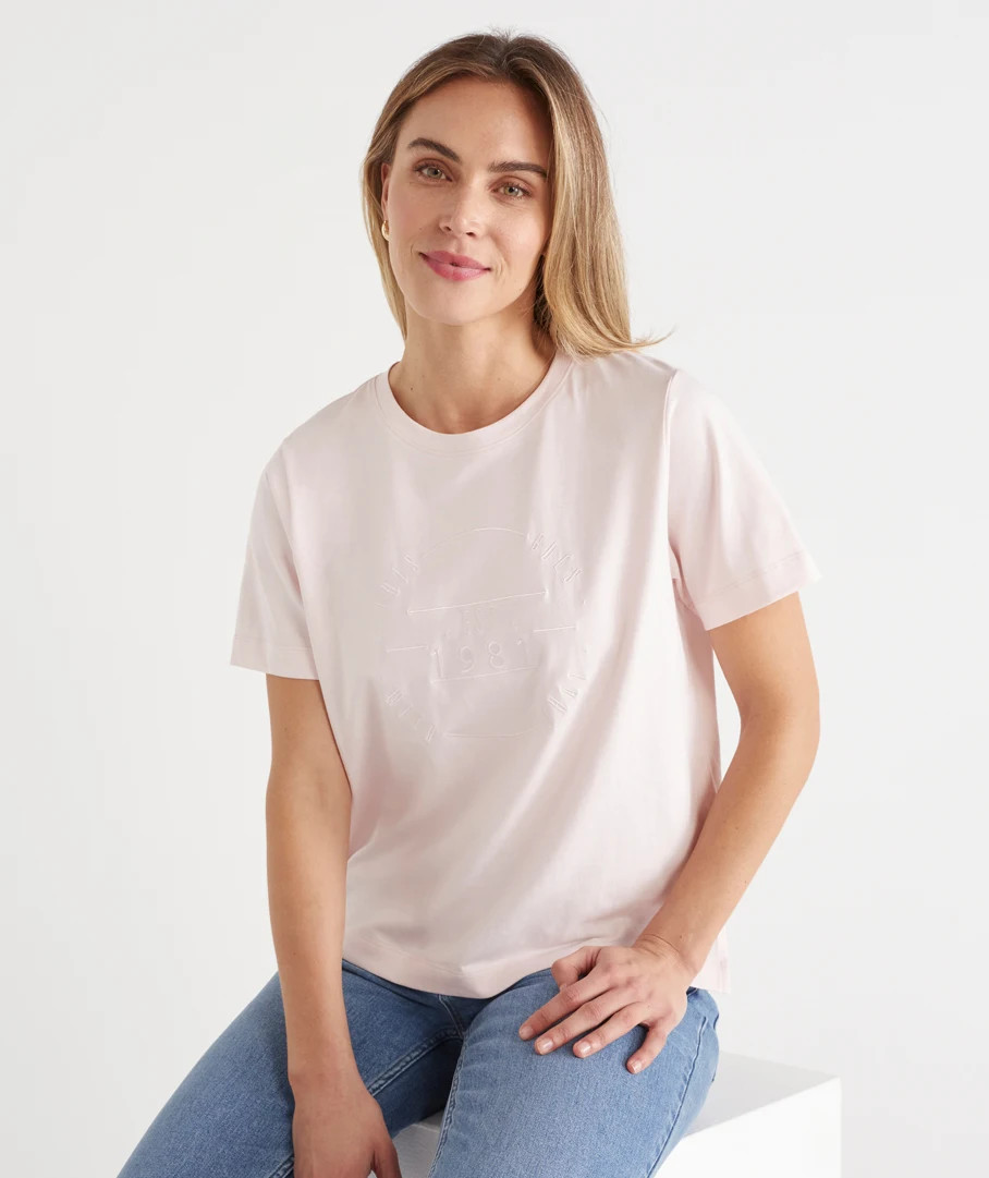 This Goes With That Heritage Embroidered Tee | Sussan