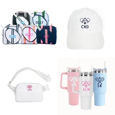 tennis and pickle ball finds - Mother’s Day gift - personalized monogram gift idea 