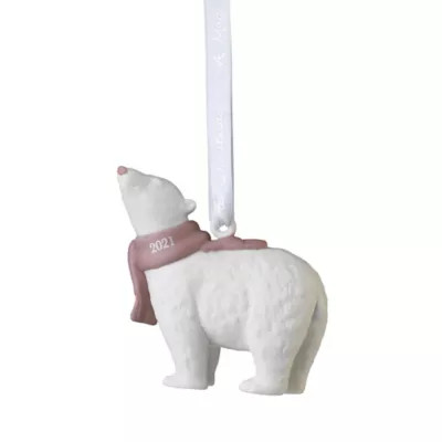 Wedgwood® 2021 Baby's First Christmas Ornament in Pink/White | Bed Bath & Beyond | Bed Bath & Beyond