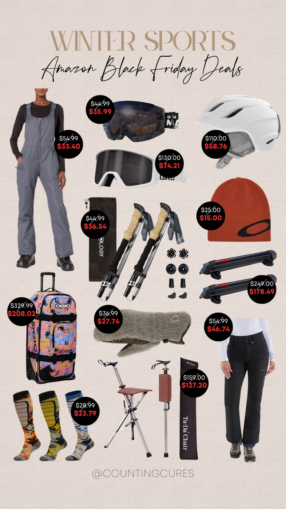 Save big on winter sports gear during Amazon’s Black Friday sale! Find everything you need to hit the slopes or enjoy the outdoors, including warm clothing, equipment, and accessories! 
#cyberweeksale #winterstyle #sportsoutfit #sportsessential #CreatorFavorites2024

#LTKCyberWeek #LTKGiftGuide #LTKSaleAlert