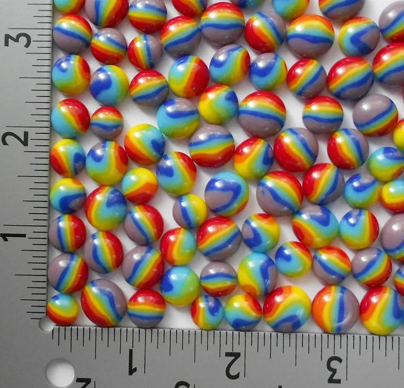 96 Coe Fused Glass Murrini Dots Rainbow 1oz Bag 2147 - Etsy | Etsy (Global)
