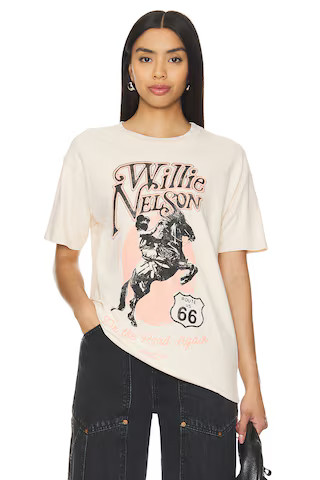 DAYDREAMER Willie Nelson Route 66 Weekend Tee in Sand from Revolve.com | Revolve Clothing (Global)