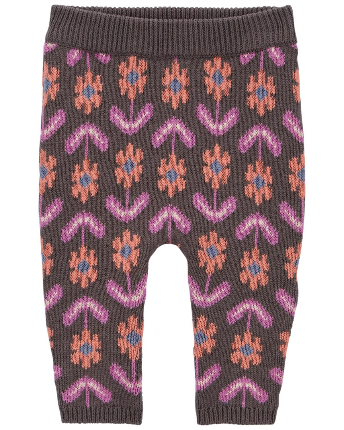 Multi Baby Floral Sweater Knit Pants | carters.com | Carter's
