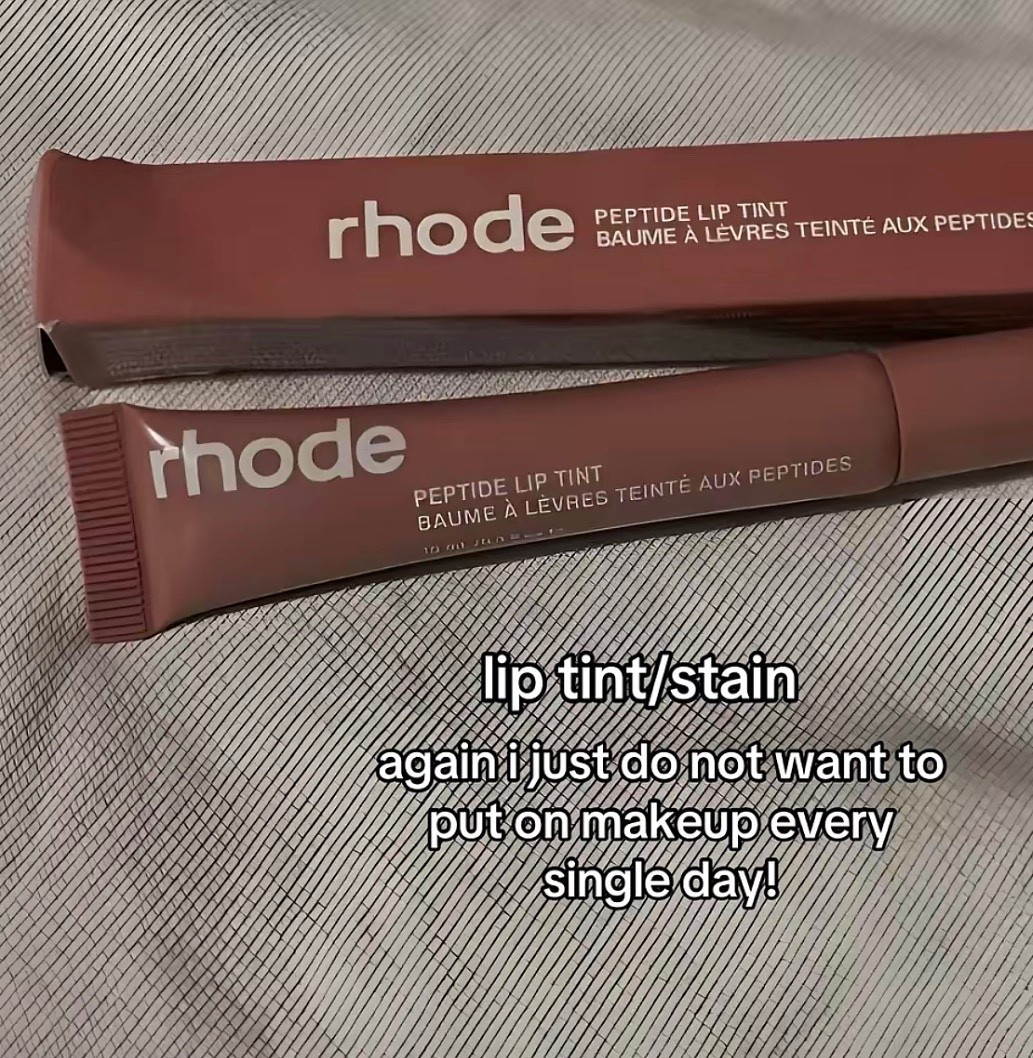 #rhode #lipstain #longlasting #makeup #minimalist 
