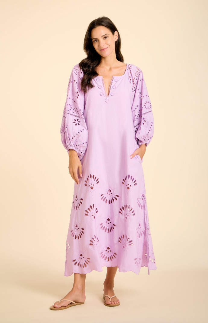 Donna Eyelet Maxi Dress | Nordstrom