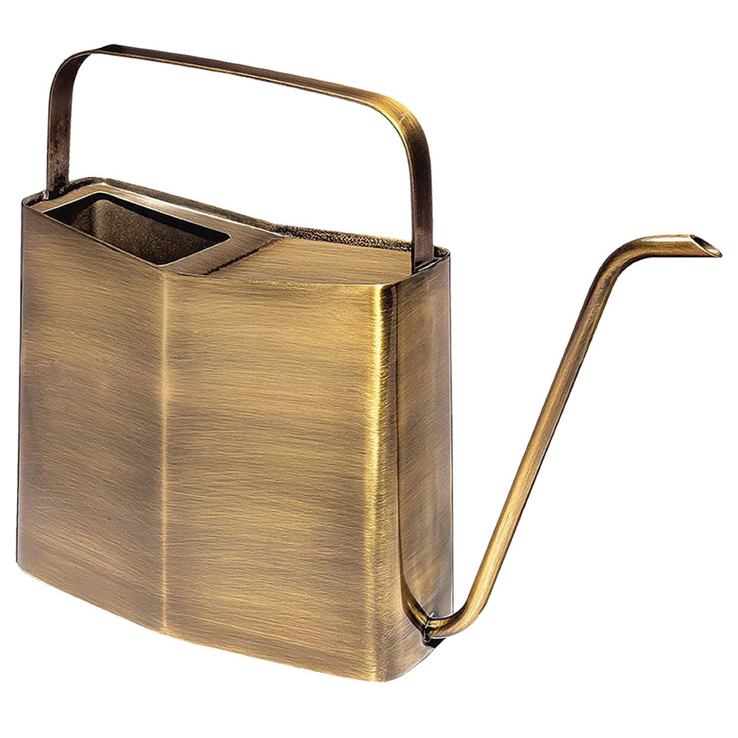 Modern Sprout Brass Finish Plant Watering Can - 3L Capacity - Long Spout Stainless Steel Vessel f... | Amazon (US)