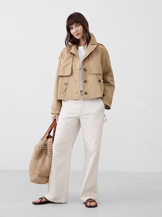 Short Trench Jacket | Banana Republic Factory