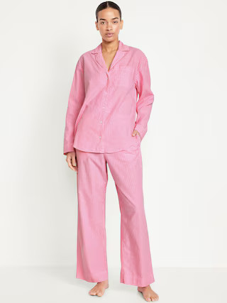 Poplin Pajama Pant Set | Old Navy (US)