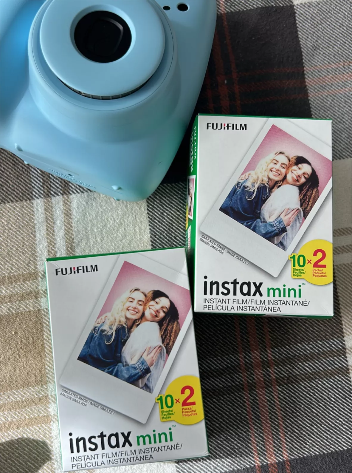 FUJIFILM INSTAX Mini 12 Instant Film Camera Mint Green with Fuji INSTAX  Mini Instant Film- 80 Photo Sheets with Camera Case and Accessories Ideal  Gift