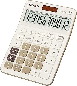 Desktop Calculator Large LCD Display 12 Digit Number Big Button Tax Financial Accounting Calculat... | Amazon (US)