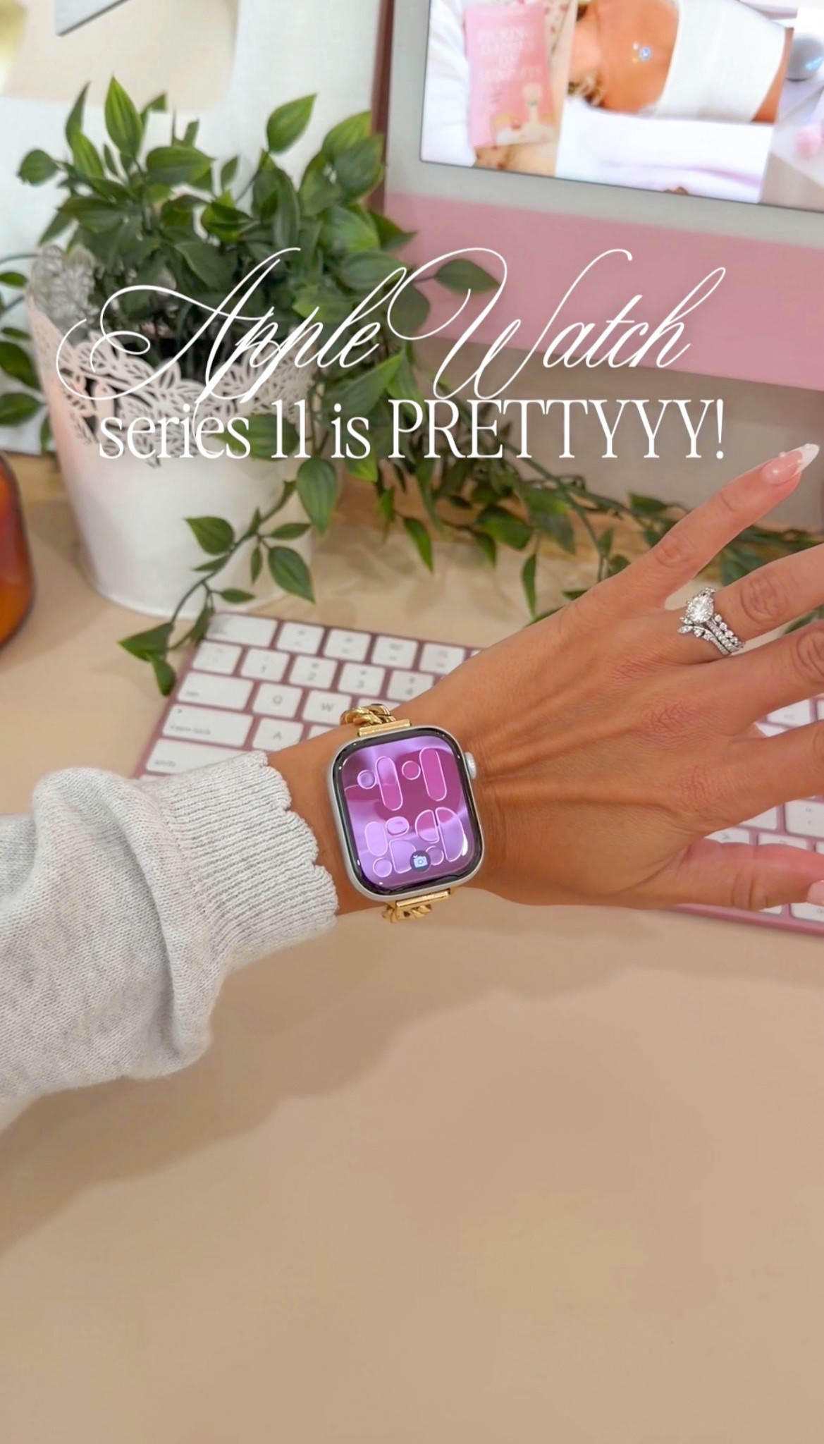 apple watch series 11 & cute apple watch bands on amazon! #applewatch #tech 