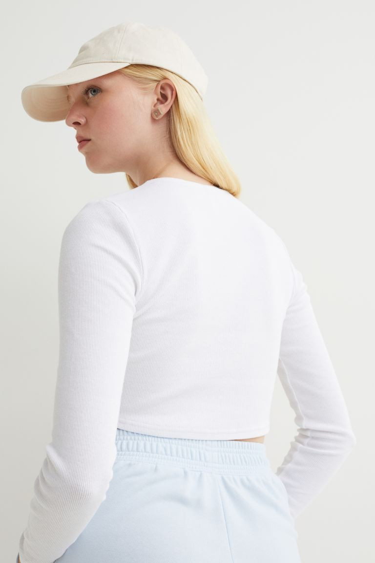 Ribbed Crop Top | H&M (US + CA)