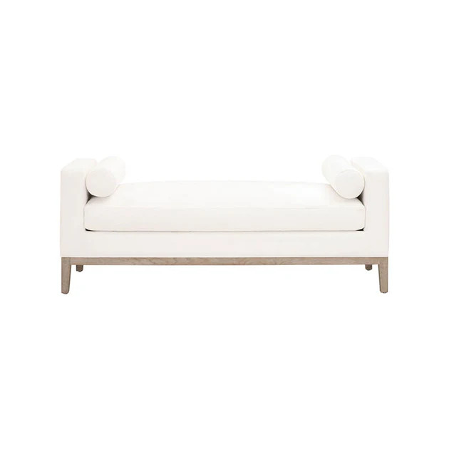 Mendocino Upholstered Bench | Cailini Coastal