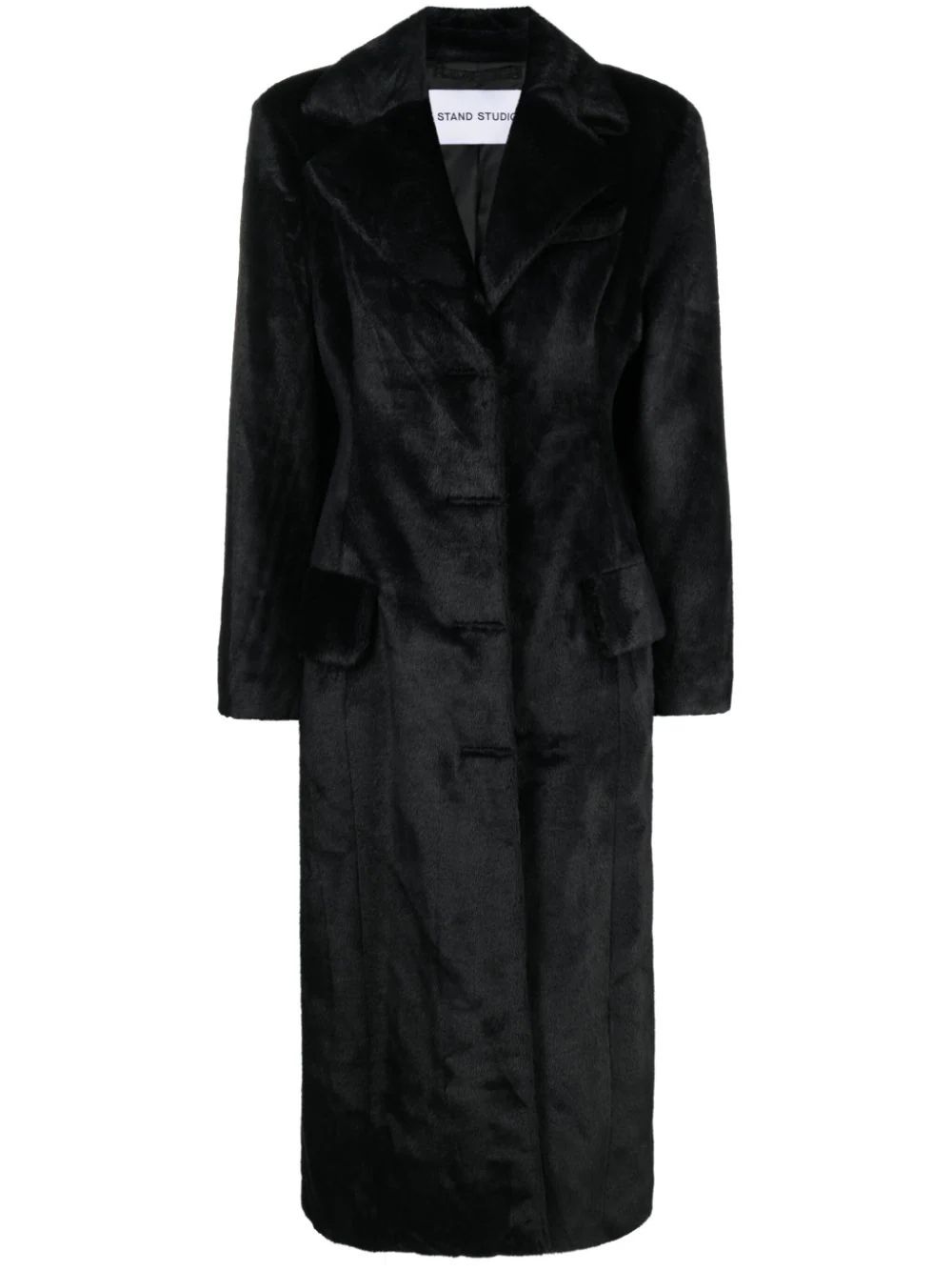 Izzy faux-fur maxi coat | Farfetch Global