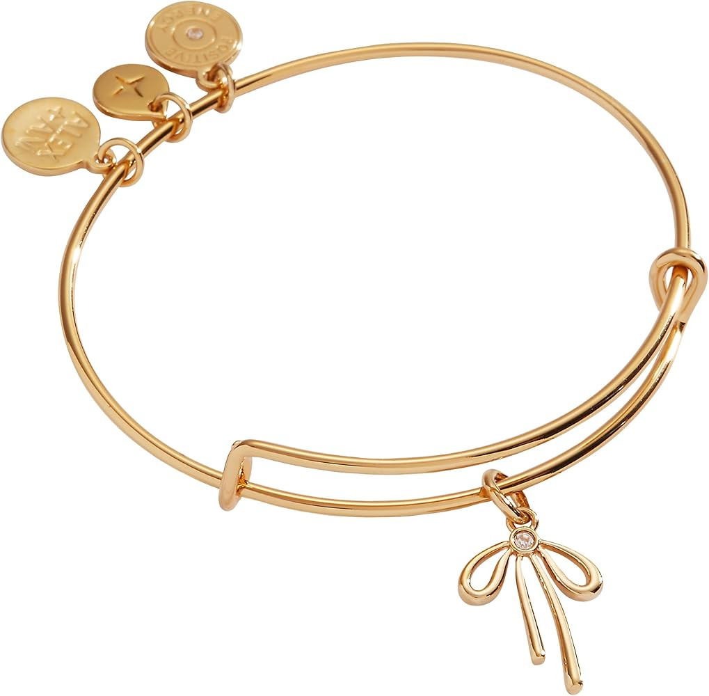 Alex and Ani Bow Charm Bangle | Amazon (US)