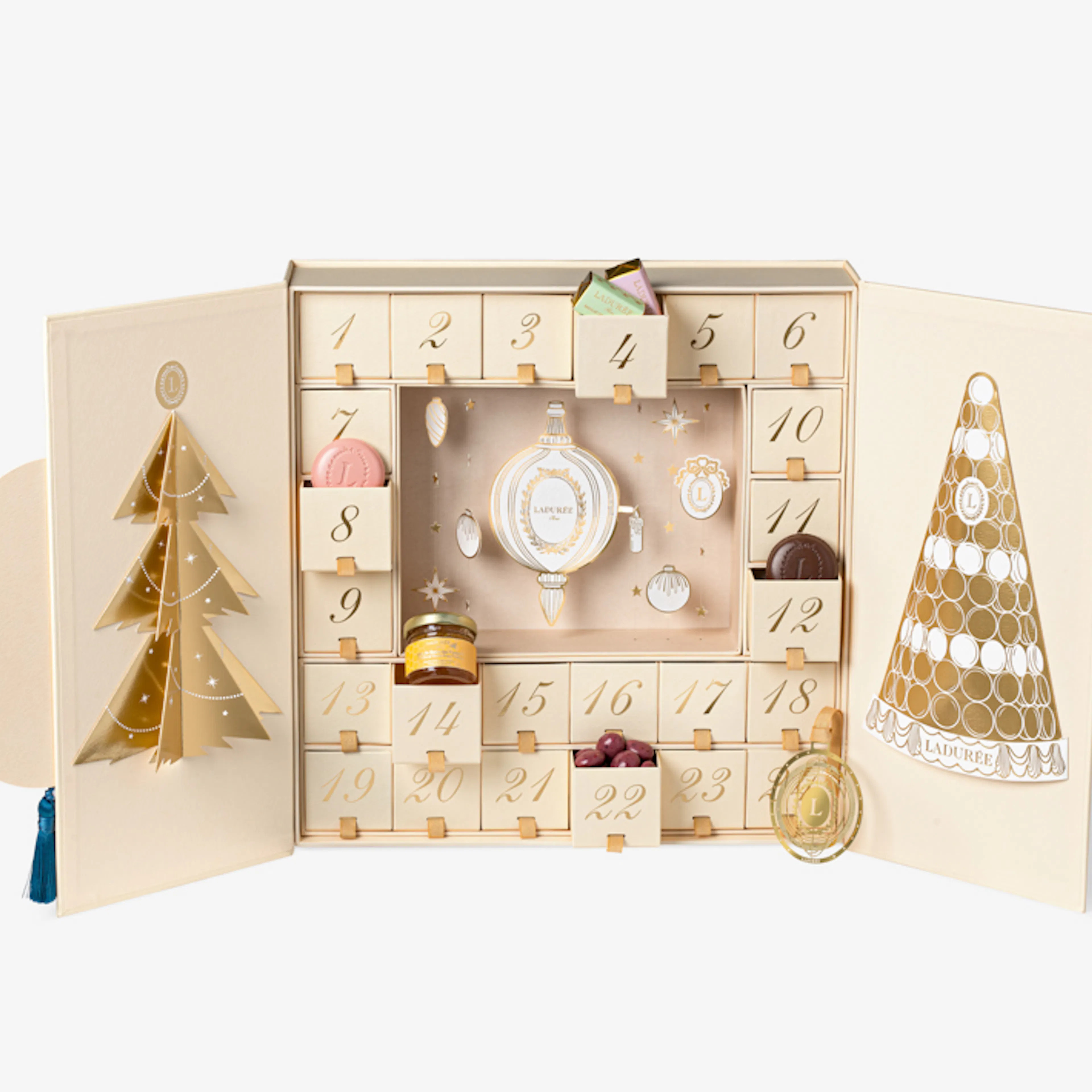 Chocolates & Sweets Advent Calendar by Ladurée Paris | Goldbelly | Goldbelly