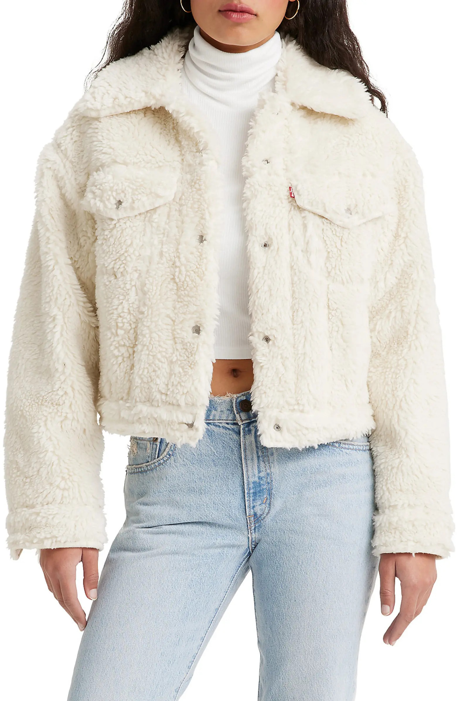 Faux Shearling Trucker Jacket | Nordstrom