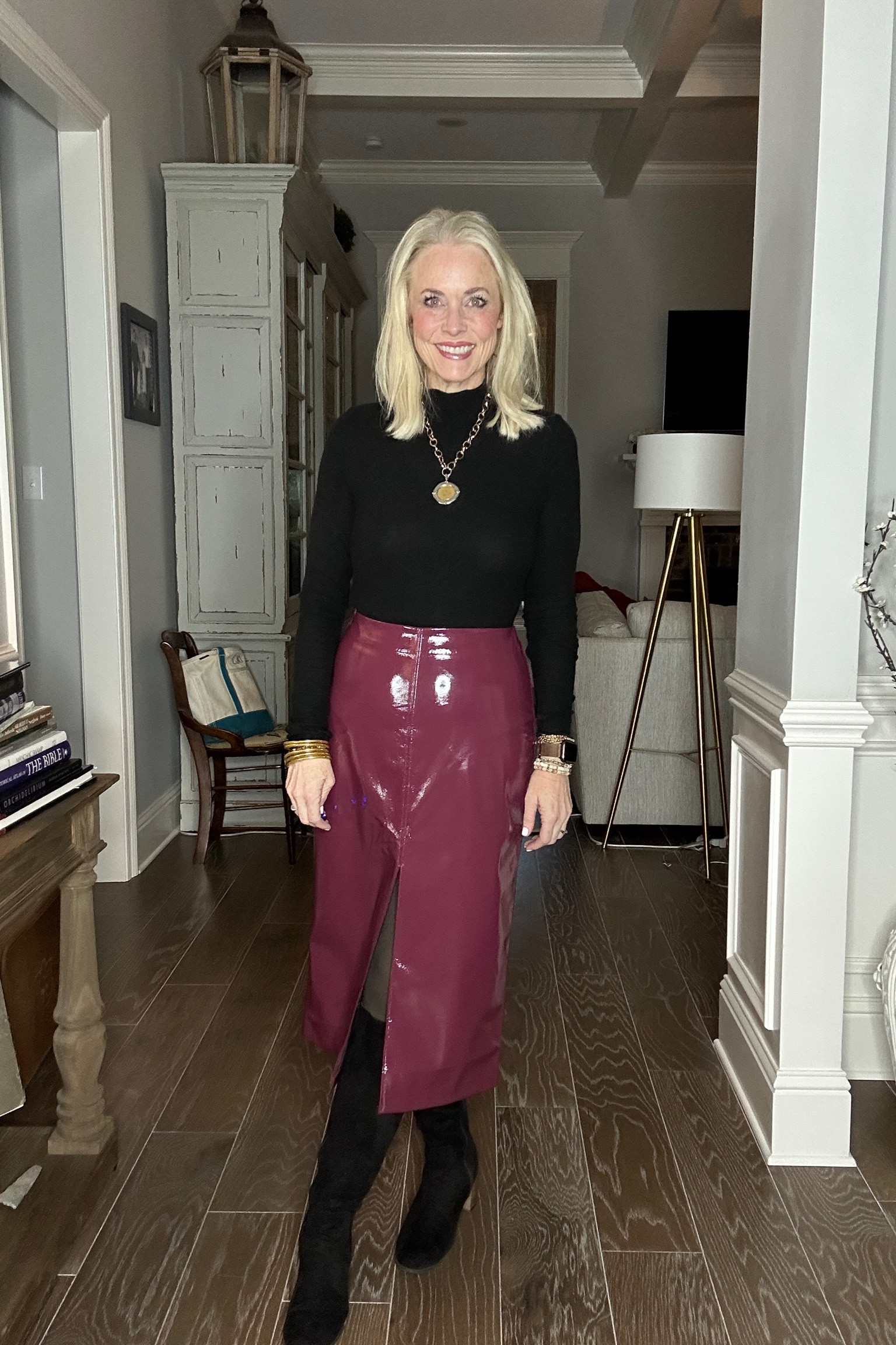 This gorgeous garnet color is also an extra 50% off the already marked down price  

#LTKsalealert #LTKworkwear #LTKover40