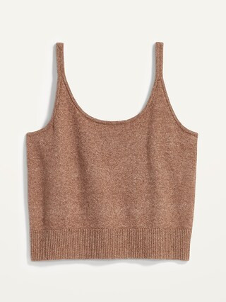 Cozy Cropped Sweater Tank Top for Women | Old Navy (US)