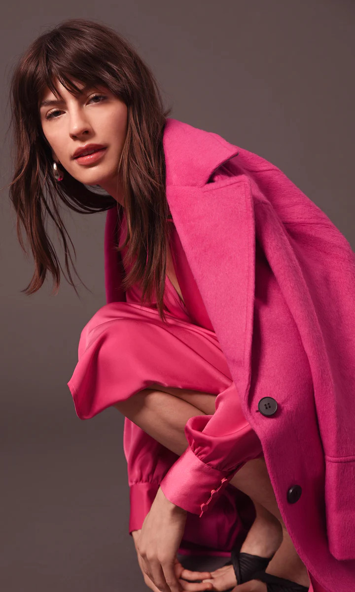 Bryce Brushed Oversized Coat | Greylin Collection | Women's Luxury Fashion Clothing 