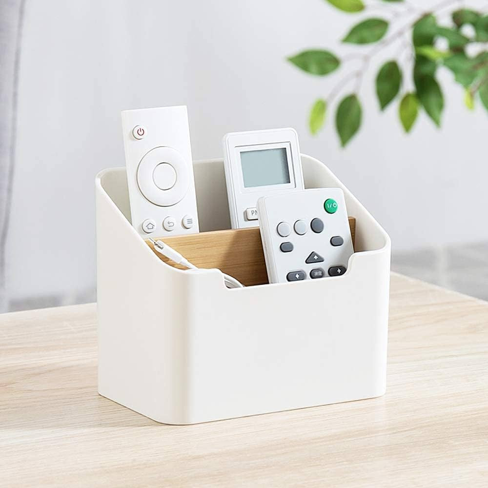 Poeland Remote Control Holder Desk Storage Organizer Box Container for Desk, Office Supplies, Hom... | Amazon (US)