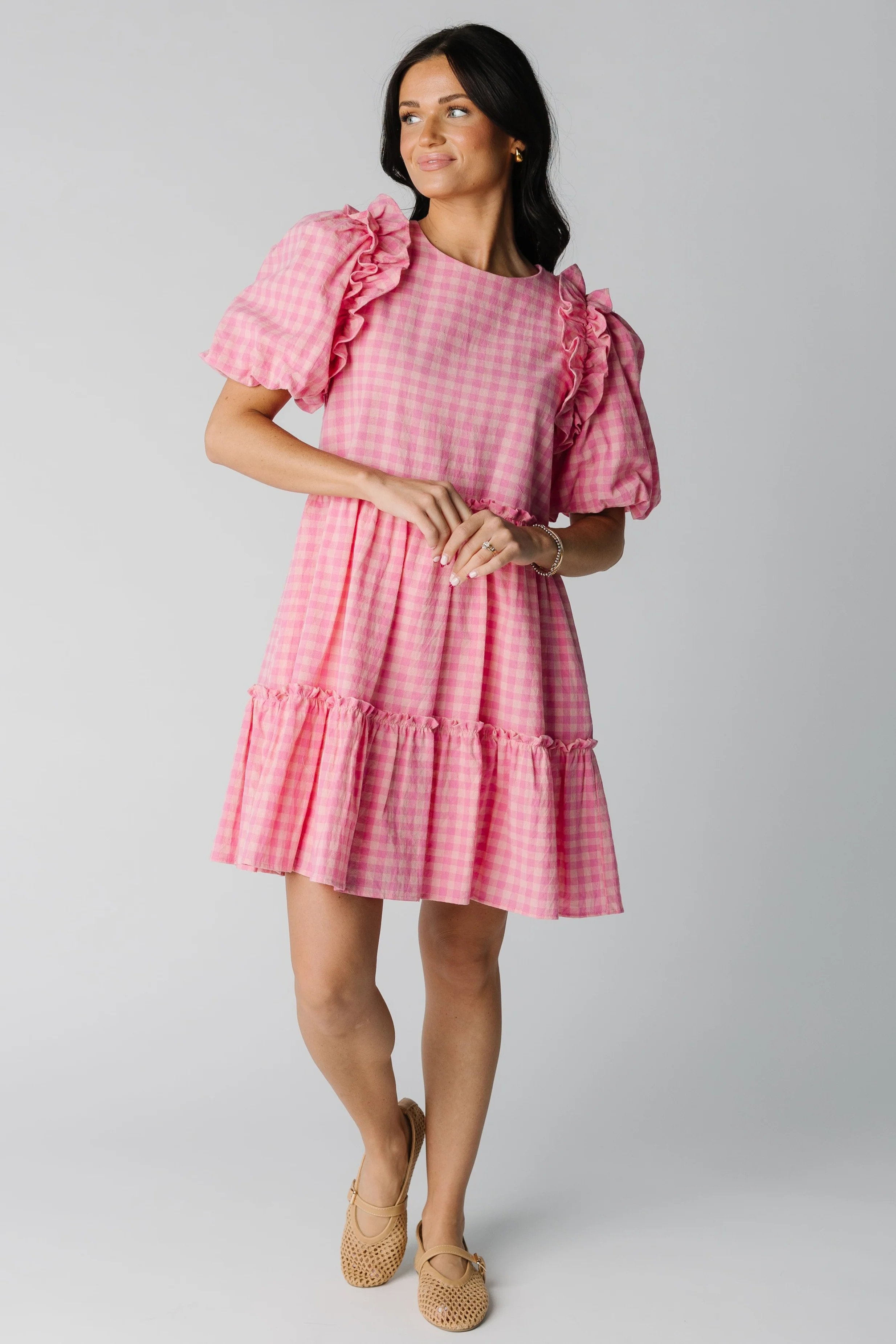 Brass & Roe Darla Gingham Dress | Called To Surf