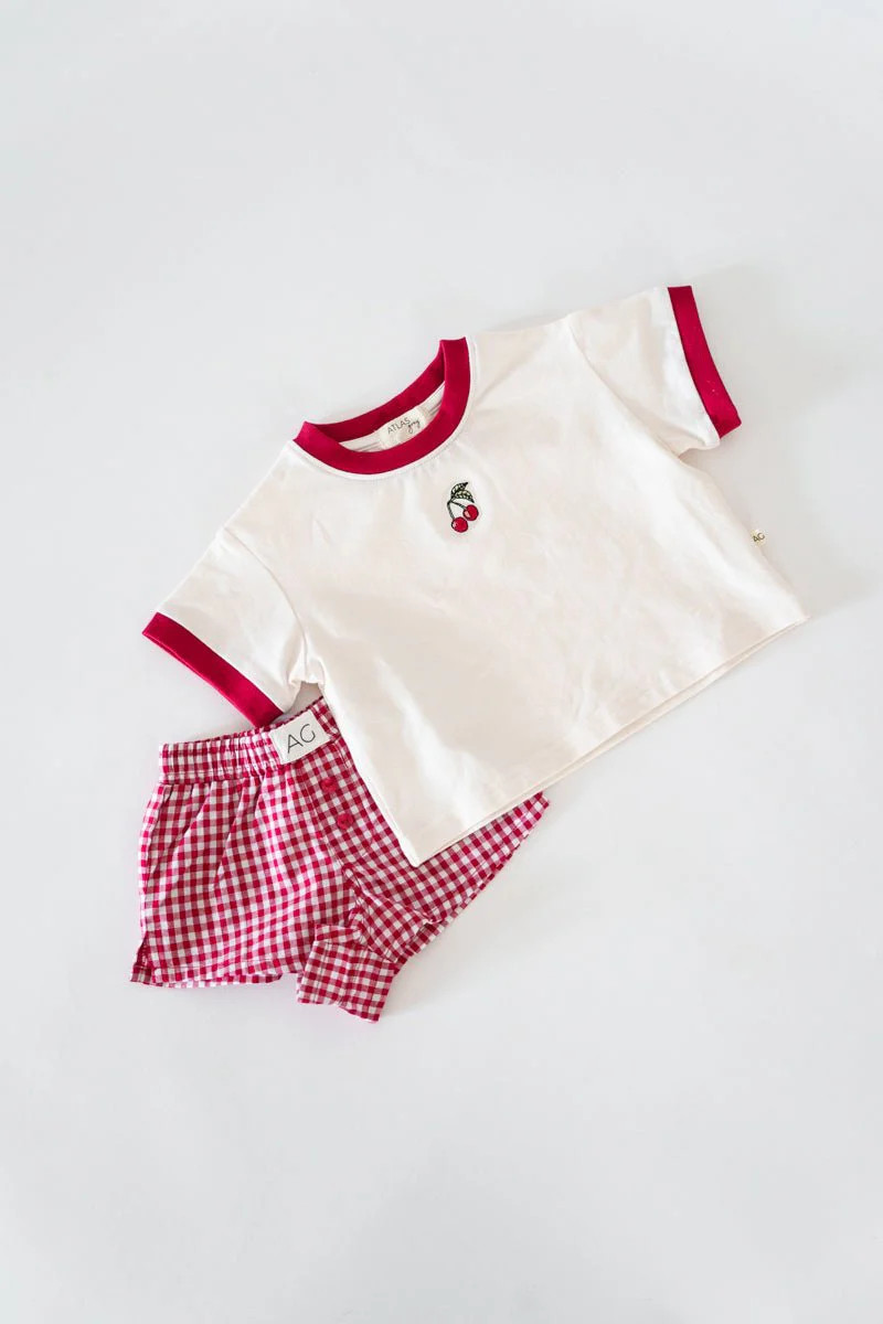 Organic Cropped Tee | Atlas Grey