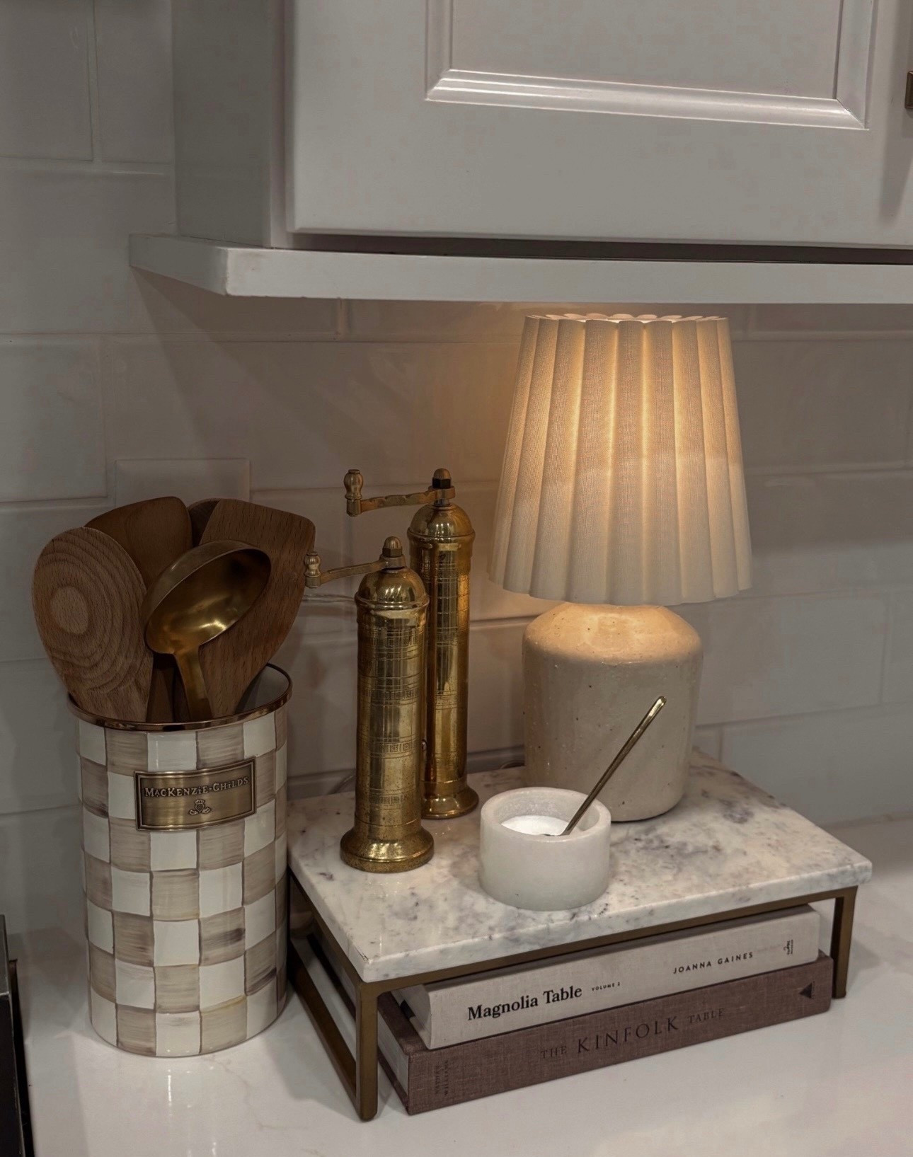 Neutral kitchen decor 🤍 my favorite utensil holder is back in stock!

#LTKHome