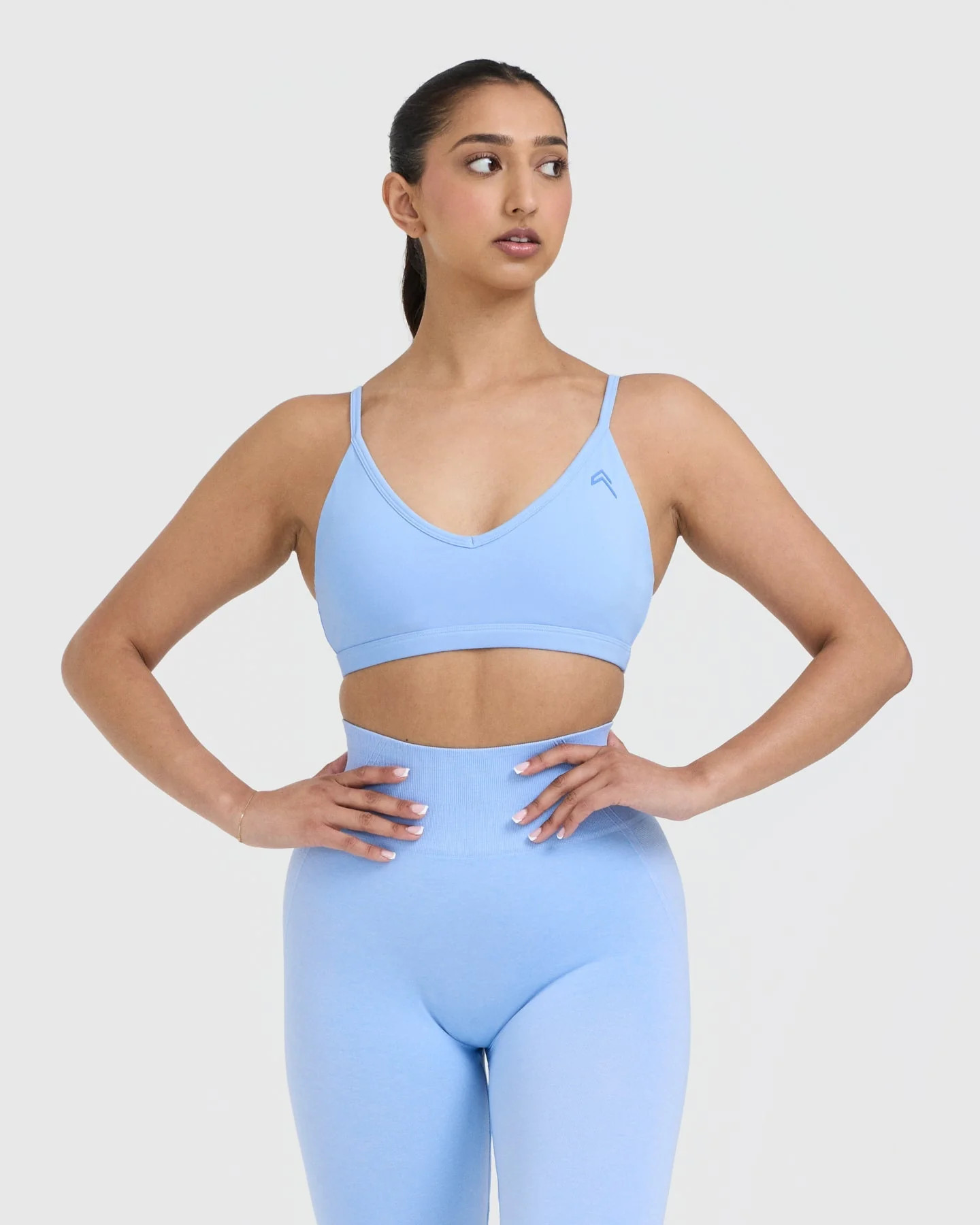 Timeless Strappy Bralette 
 Powdered Blue | Oner Active (UK / US)