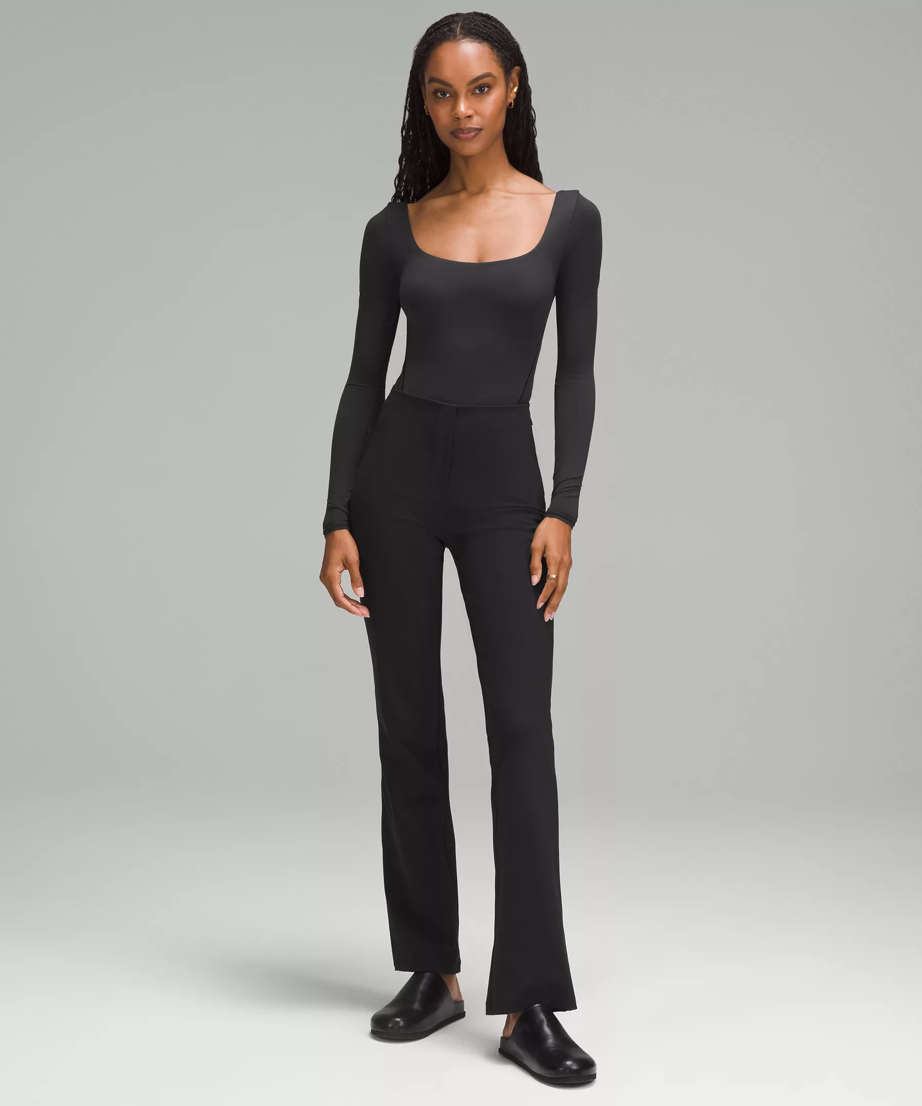 Wundermost Ultra-Soft Nulu Square-Neck Long-Sleeve Bodysuit | Lululemon (US)