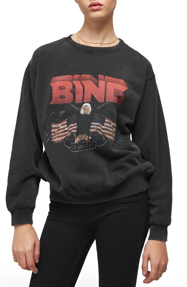 ANINE BING Vintage Bing Graphic Sweatshirt | Nordstrom | Nordstrom
