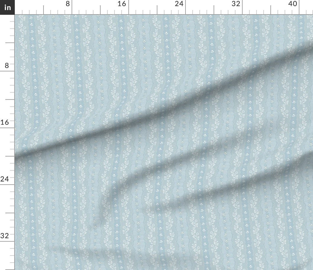 Greer French Blue Fabric | Spoonflower | Spoonflower
