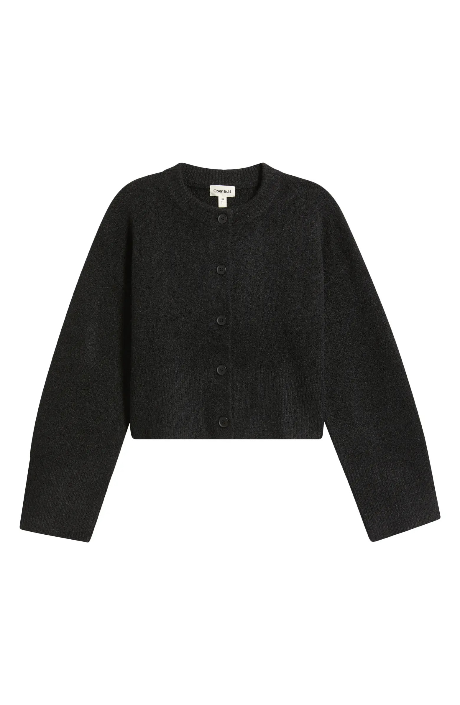 Open Edit Cozy Crop Cardigan | Nordstrom | Nordstrom