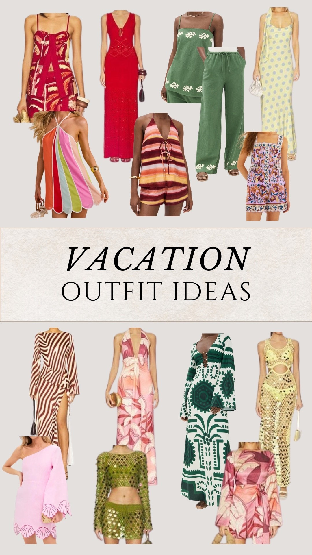 Vacation outfit ideas! ☀️

#LTKgrwm #LTKootd