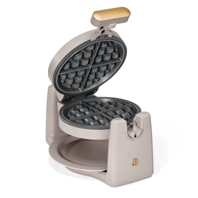 Beautiful Rotating Belgian Waffle Maker, Porcini Taupe by Drew Barrymore - Walmart.com | Walmart (US)