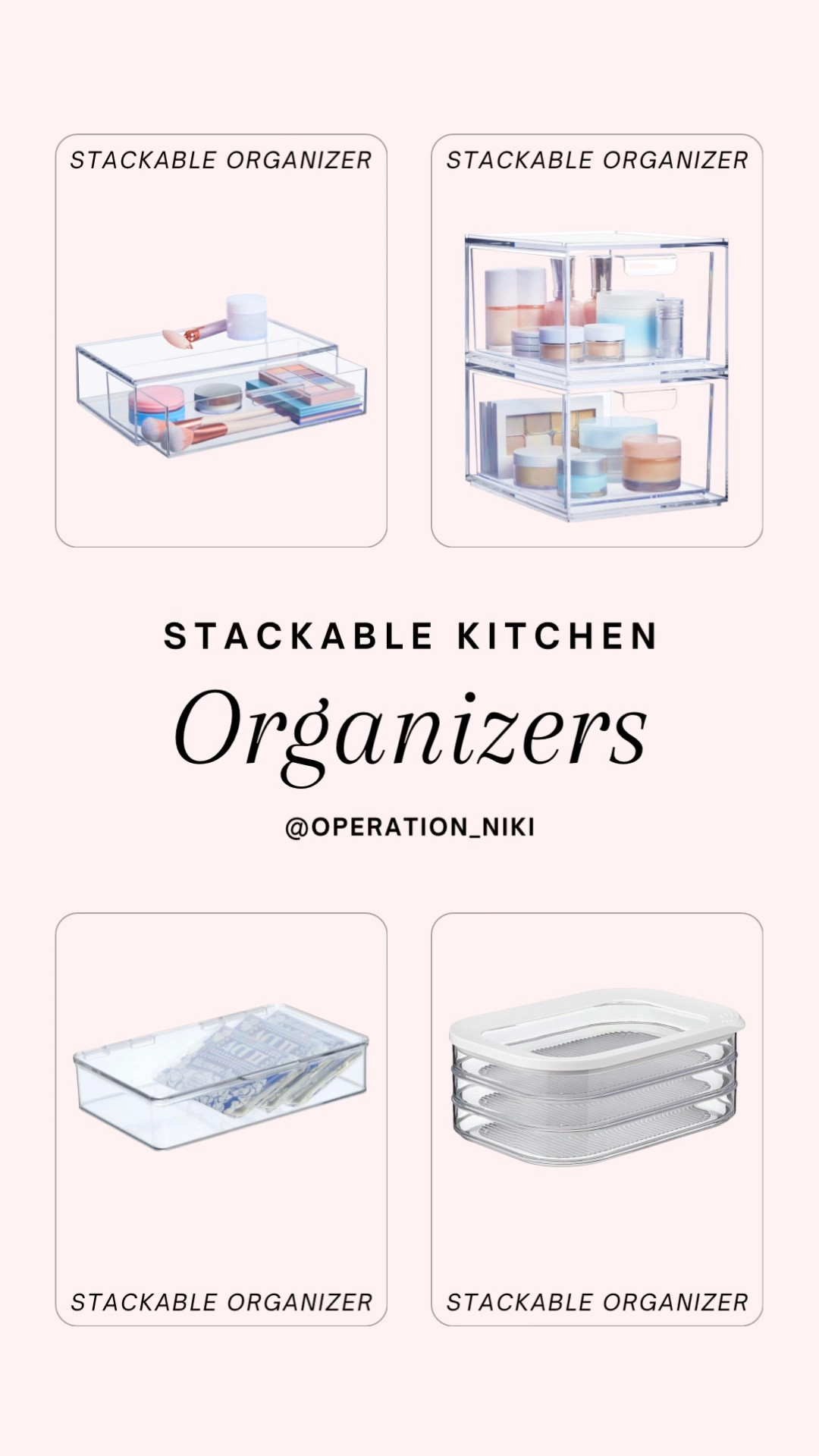 Making the most of every inch in my kitchen with these stackable organizers 🙌✨ Easy to use, super satisfying to look at, and a total game changer for keeping things neat and accessible. Linked my faves!

#KitchenOrganization #AmazonFinds #OrganizedHome

#LTKFindsUnder100 #LTKHome #LTKFindsUnder50