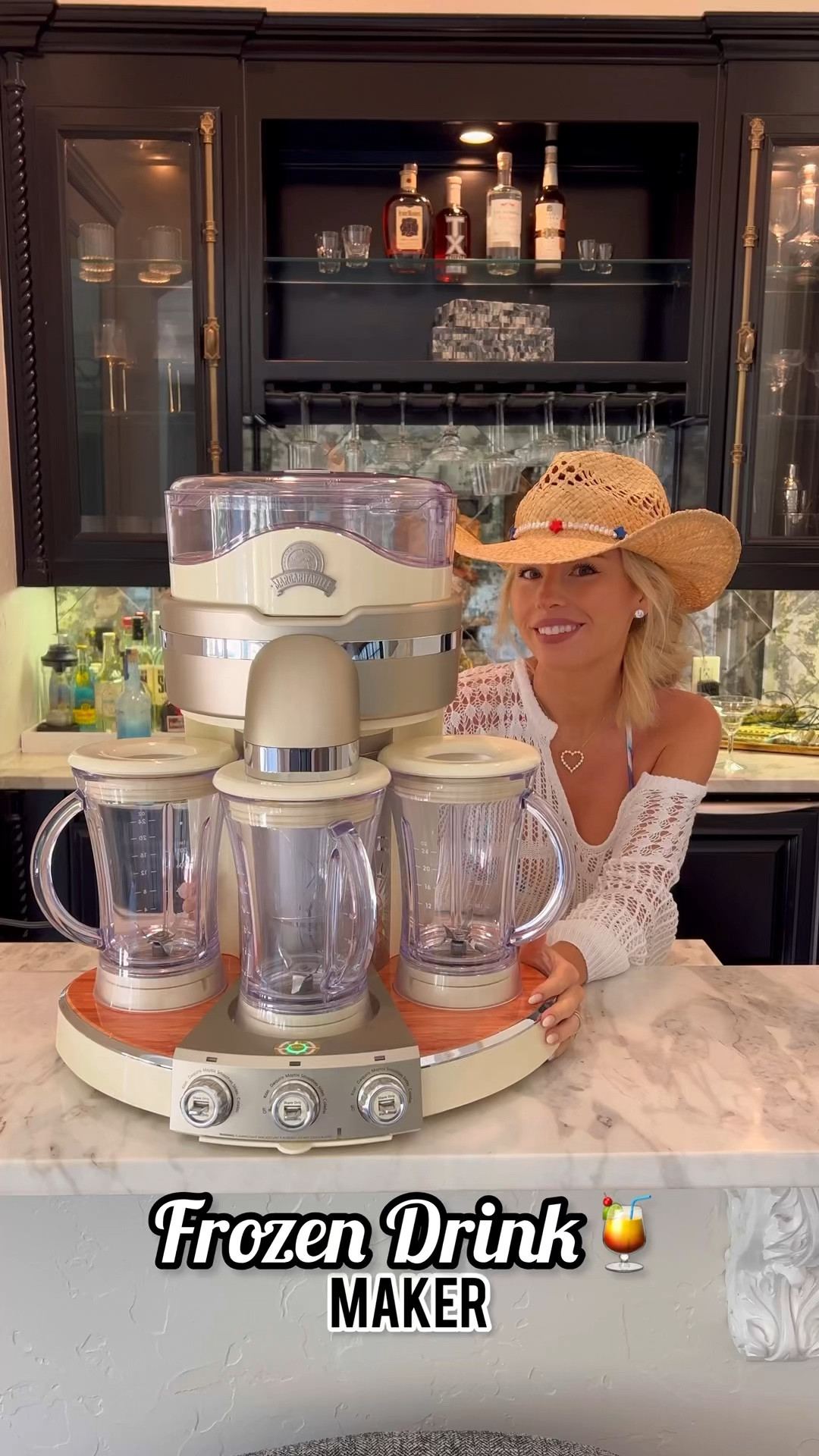 

Triple Frozen Drink Maker!🍹🍹🍹 If you love to host, you need this!! the best impulse amazon purchase I’ve made! I was craving a Miami Vice, but who wants to go through the trouble of getting out multiple blenders or having to clean out the same one over and over again! This one is perfect for parties, and to give guests a variety of frozen drinks! 🥥🍋‍🟩🍍🧂🍓

I made a pina colada, strawberry daiquiri, and frozen margarita! You just add ice to the top, then the knobs for which type of drink you’re making, and it’s smart enough to do all the guesswork of correct shaved ice! The drinks came out perfectly blended, and all done at the same time!! 

Linked in my LTK and Amazon storefront! 

#amazonfinds #amazonhome #summerparty #summerfinds #drinks #summerhosting 

#LTKhome #LTKparties

#LTKGiftGuide