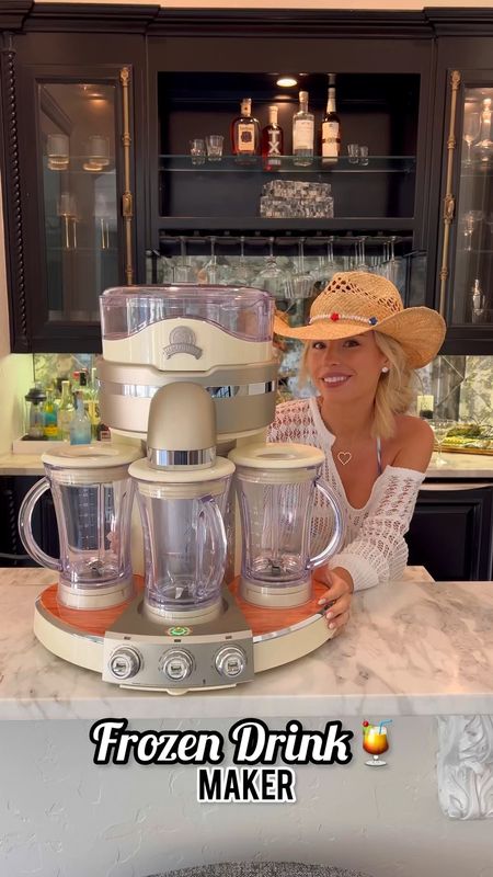 

Triple Frozen Drink Maker!🍹🍹🍹 If you love to host, you need this!! the best impulse amazon purchase I’ve made! I was craving a Miami Vice, but who wants to go through the trouble of getting out multiple blenders or having to clean out the same one over and over again! This one is perfect for parties, and to give guests a variety of frozen drinks! 🥥🍋‍🟩🍍🧂🍓

I made a pina colada, strawberry daiquiri, and frozen margarita! You just add ice to the top, then the knobs for which type of drink you’re making, and it’s smart enough to do all the guesswork of correct shaved ice! The drinks came out perfectly blended, and all done at the same time!! 

Linked in my LTK and Amazon storefront! 

#amazonfinds #amazonhome #summerparty #summerfinds #drinks #summerhosting 

#LTKhome #LTKGiftGuide #LTKparties