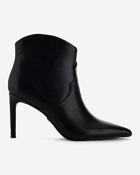Pointed Toe Thin Heeled Booties | Express