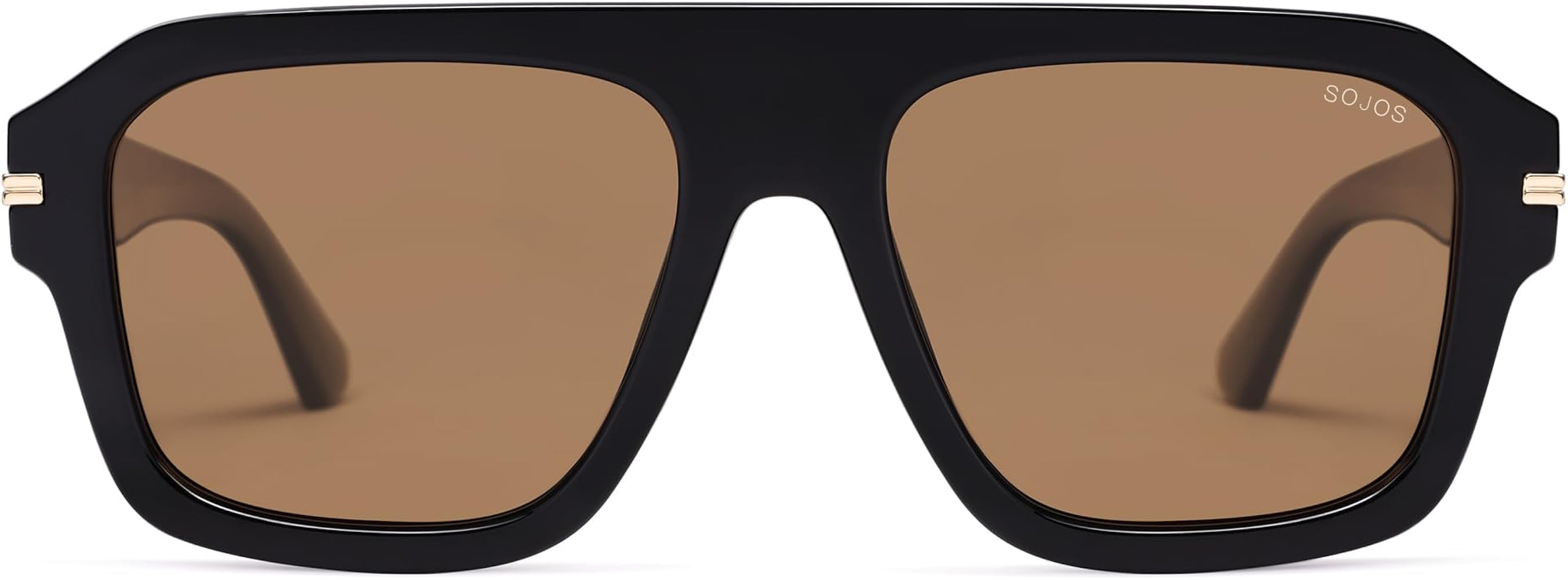 SOJOS Retro Oversized Square Polarized Sunglasses for Women Men, Vintage Aviators Shades SJ2384 | Amazon (US)