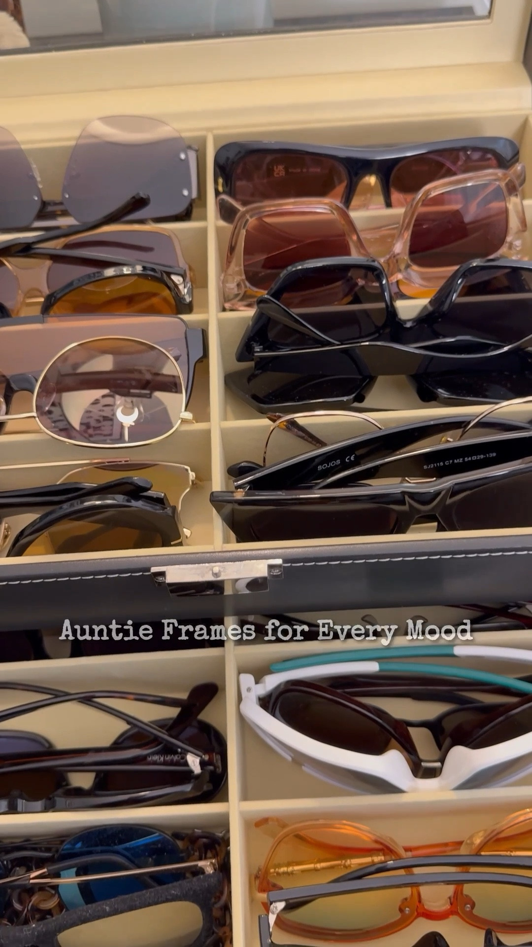 Accessories by Miki | Cool Sunnies
Auntie frames for every mood. 😎 Because style starts at the face. From oversized and bold to sleek and minimal — each pair tells a story, each mood deserves a moment. Linked a few of my favorites (and this case that keeps them in order) in my Auntie Frames collection on LTK.
#LTKFinds #LTKStyle #AuntieStyle #EverydayStyle #MidsizeFashion

#LTKStyleTip #LTKOver40 #LTKFindsUnder50