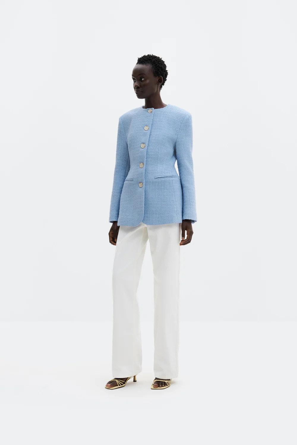 Carol blazer - Sky - BLAZERS | Malina | Occasion designer clothing | Malina